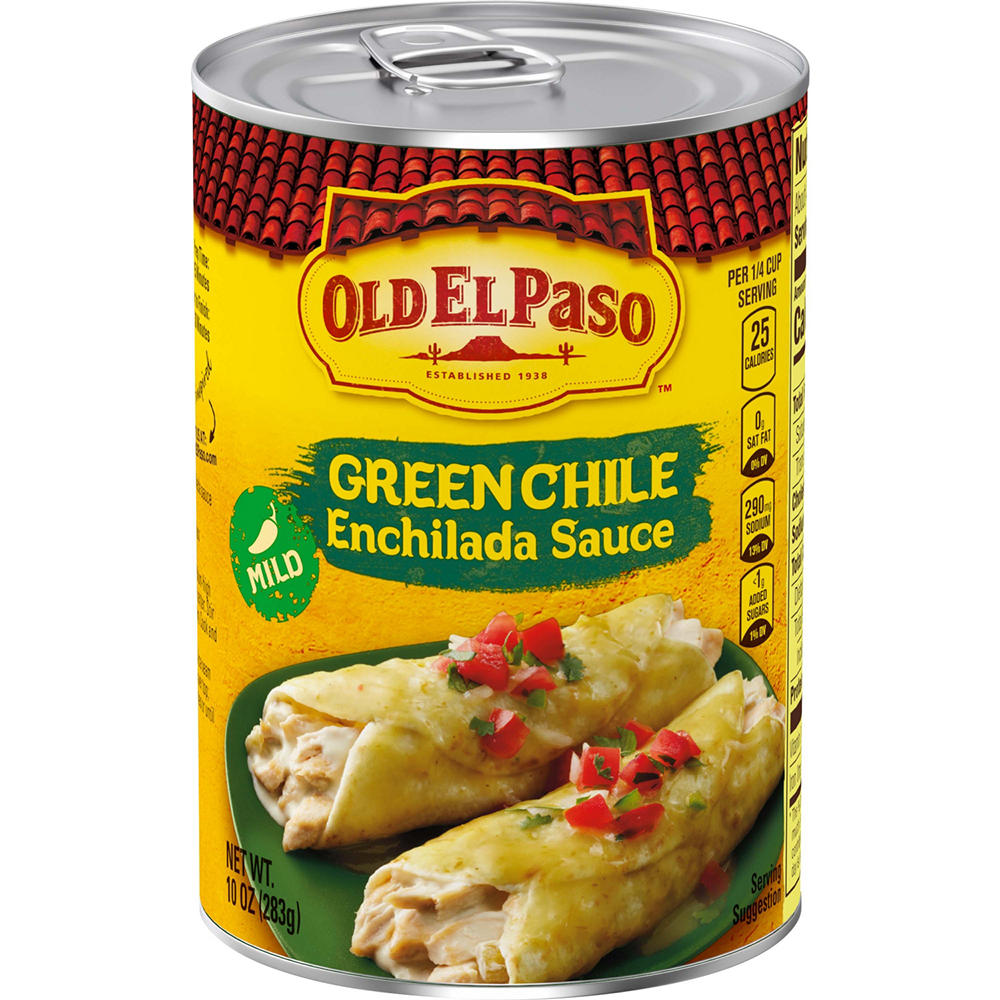 Old El Paso Mild Green Chile Enchilada Sauce, 10 oz