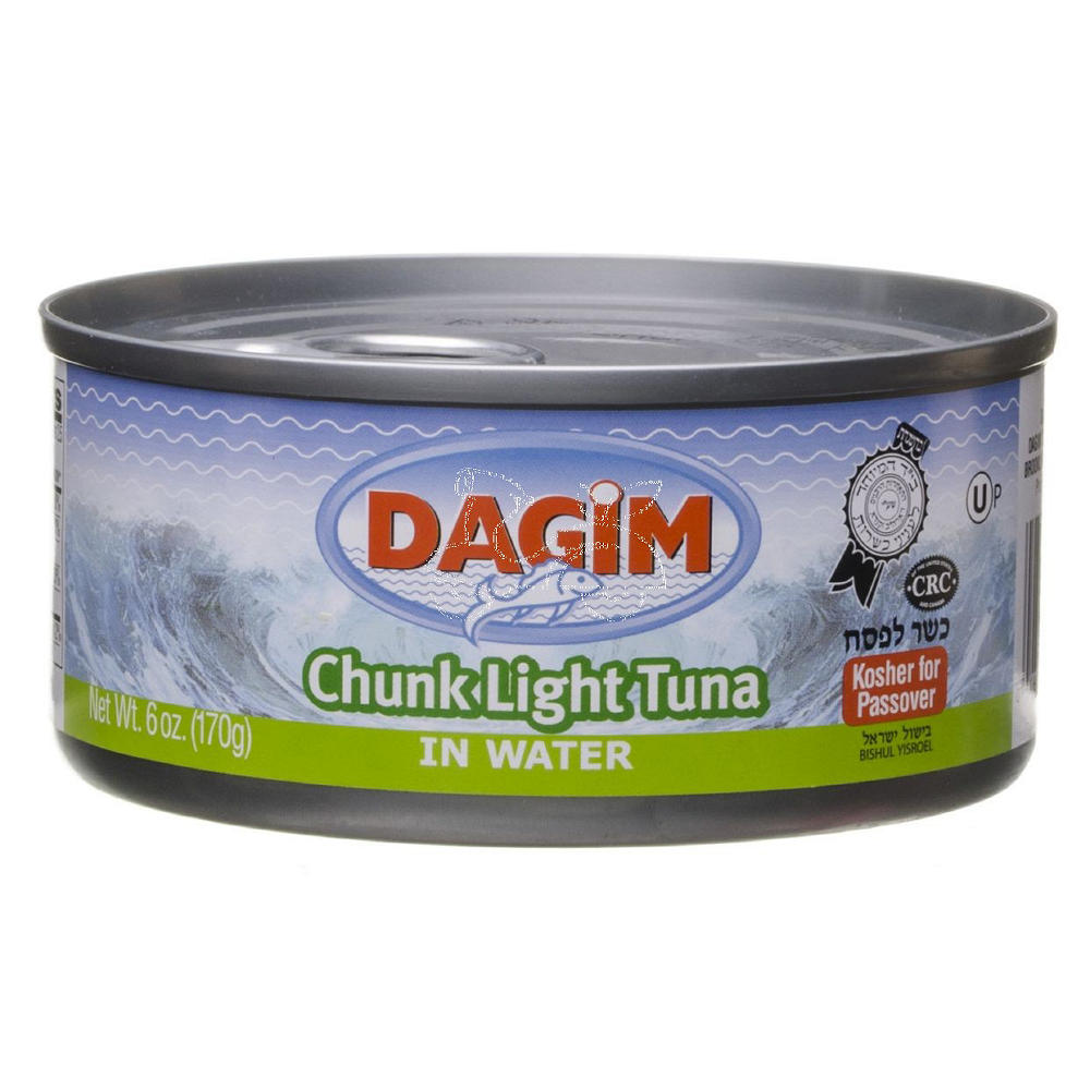 Dagim Kosher Chunk Light Tuna in Water, 6 oz