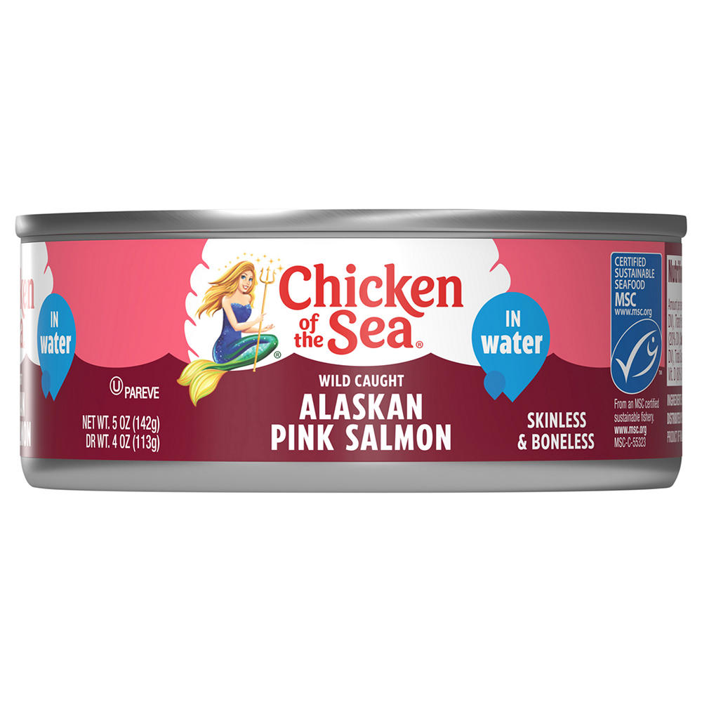 Chicken of the Sea Skinless & Boneless Alaskan Pink Salmon in Water, 5 oz
