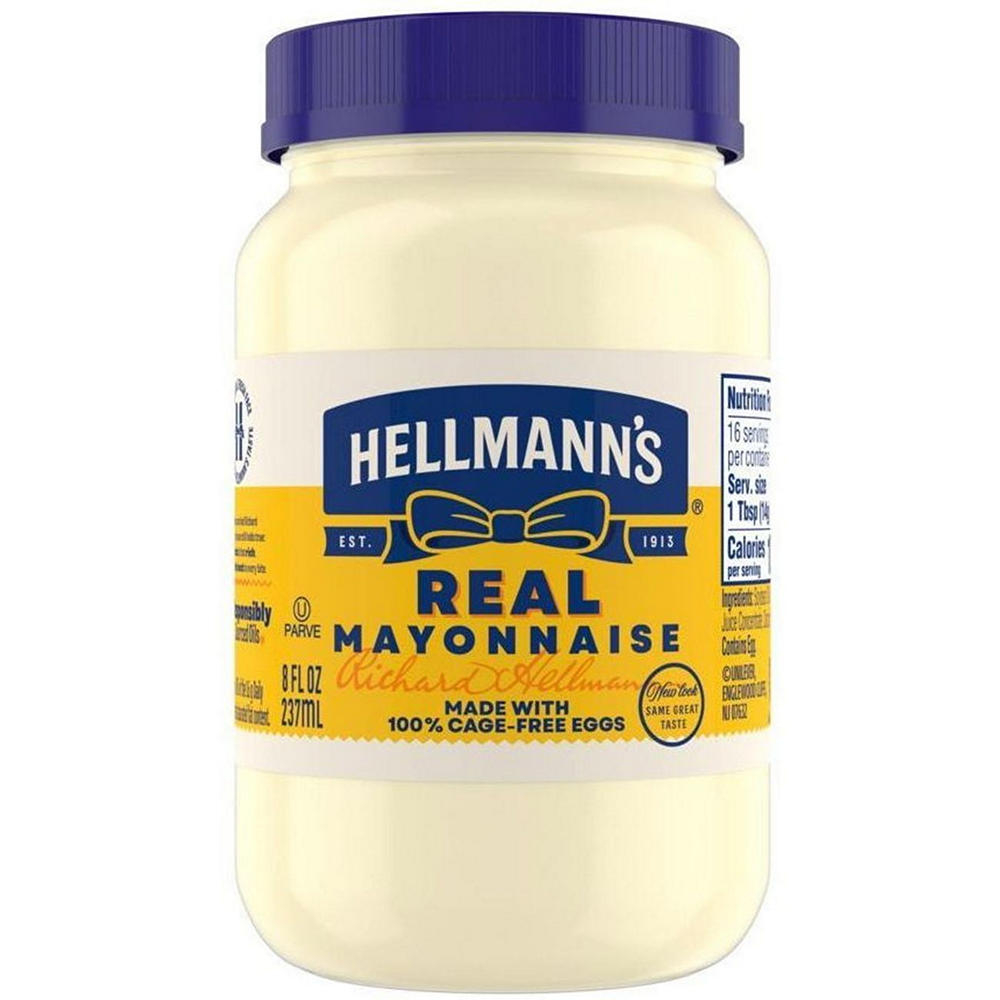 Hellmann's Real Mayonnaise, 8 oz