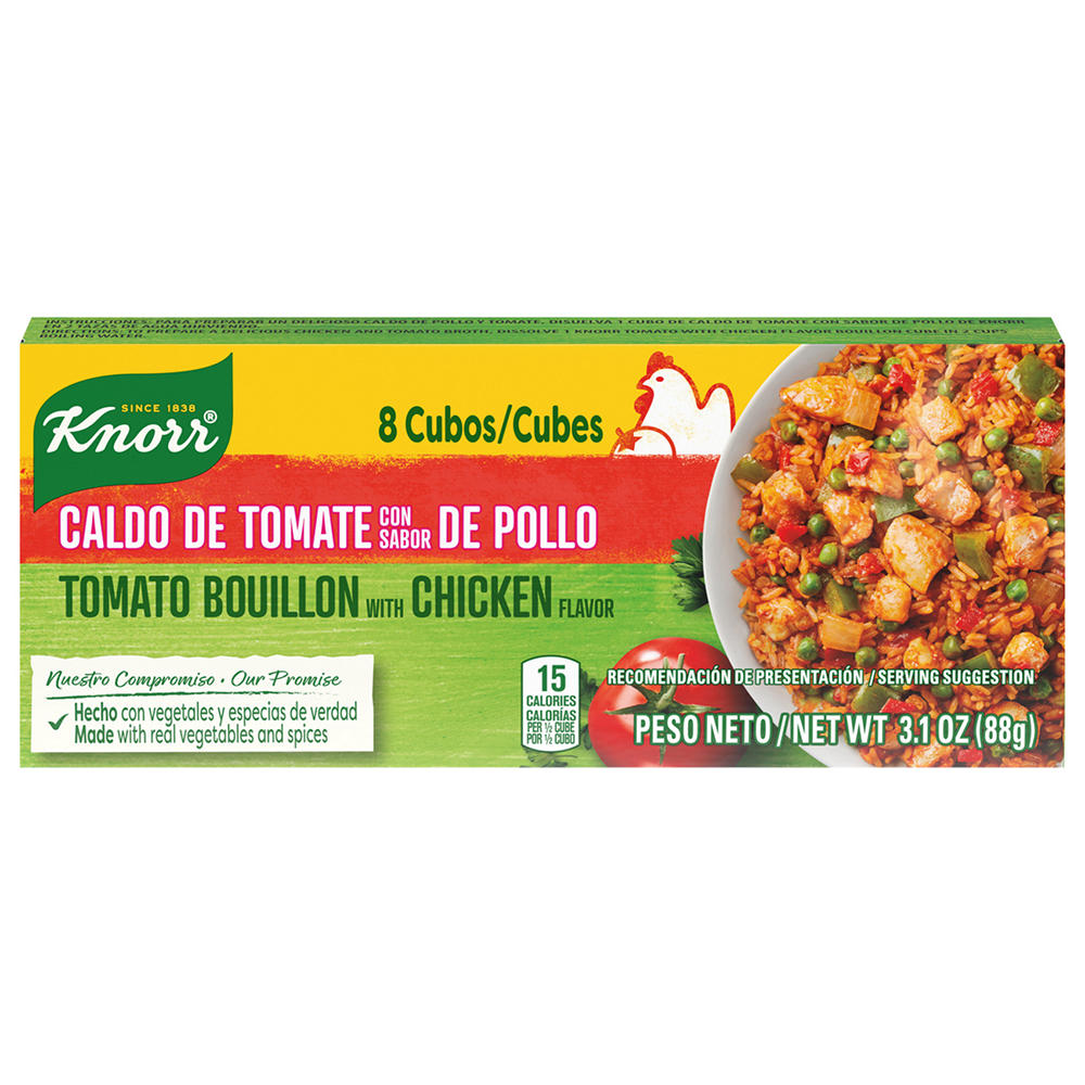 Knorr Tomato Chicken Cube Bouillon, 8 ct