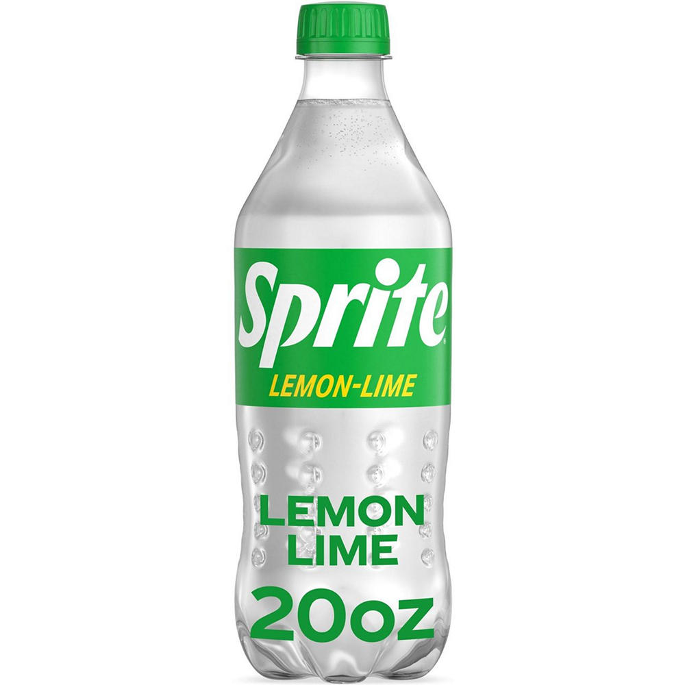 Sprite Lemon Lime Caffeine Free Soda Soft Drink, 20 oz
