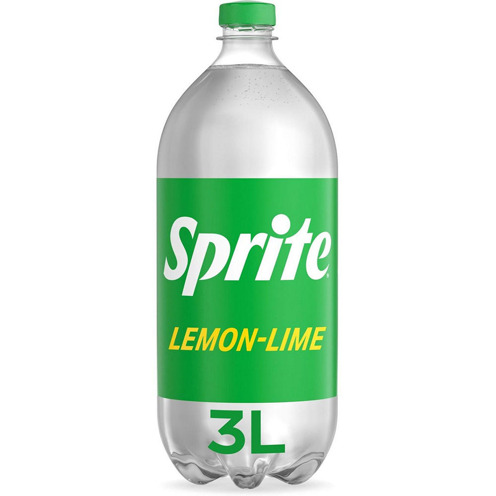 Sprite Lemon Lime Caffeine Free Soda Soft Drink, 3 L