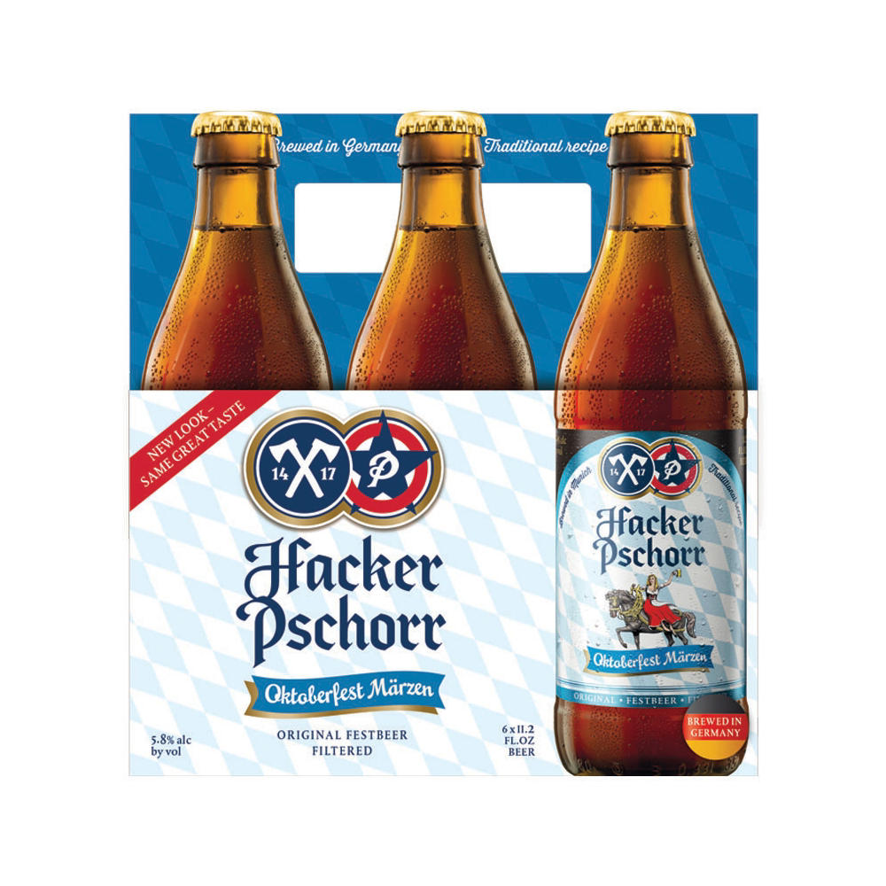 Hacker Pschorr Oktoberfest Beer 6 pk Bottles, 12 oz