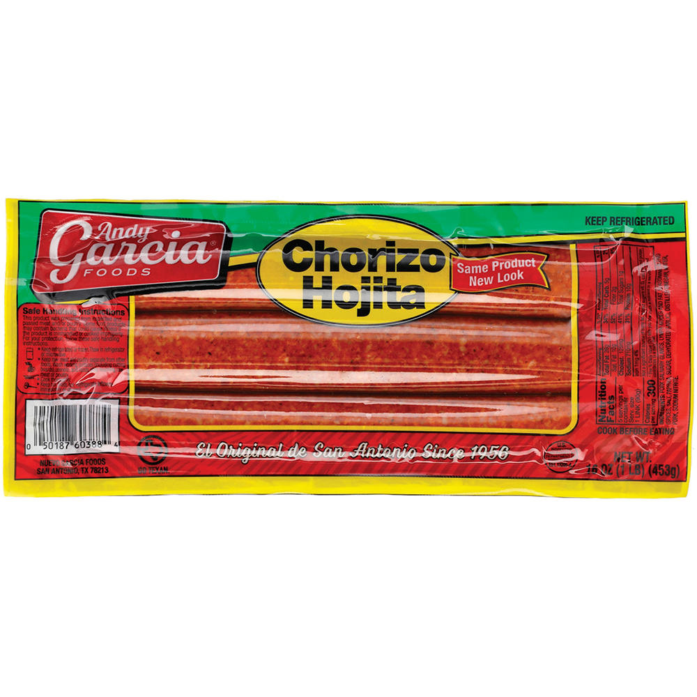 Andy Garcia Foods Andy Garcia Foods Pork Chorizo Sausage Links - Hojita, 16 oz