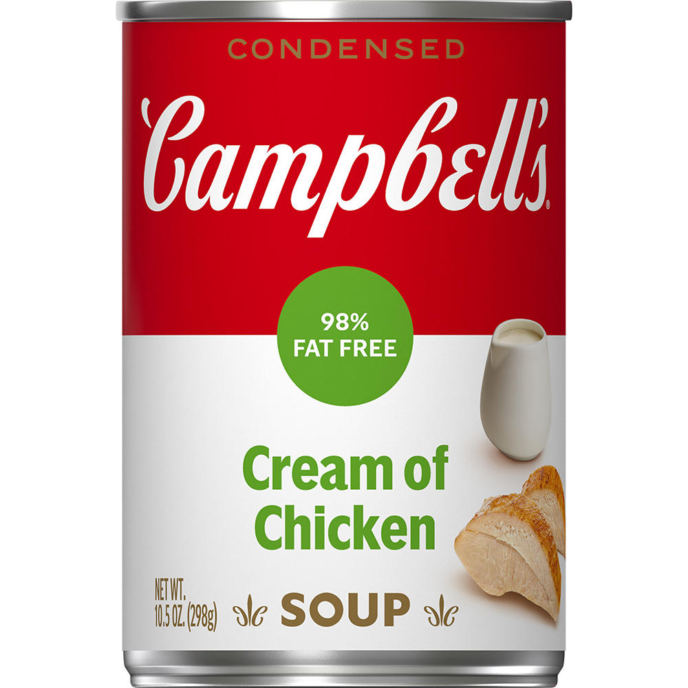 Campbell's Condensed 98% Fat Free Cream of Chicken Soup, 10.5 oz