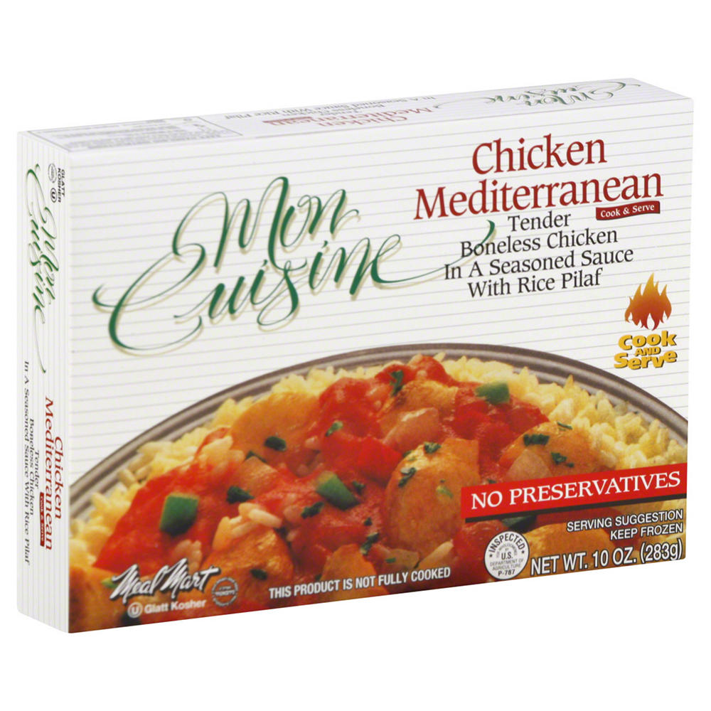 Mon Cuisine Chicken Mediterrenean, 10 oz