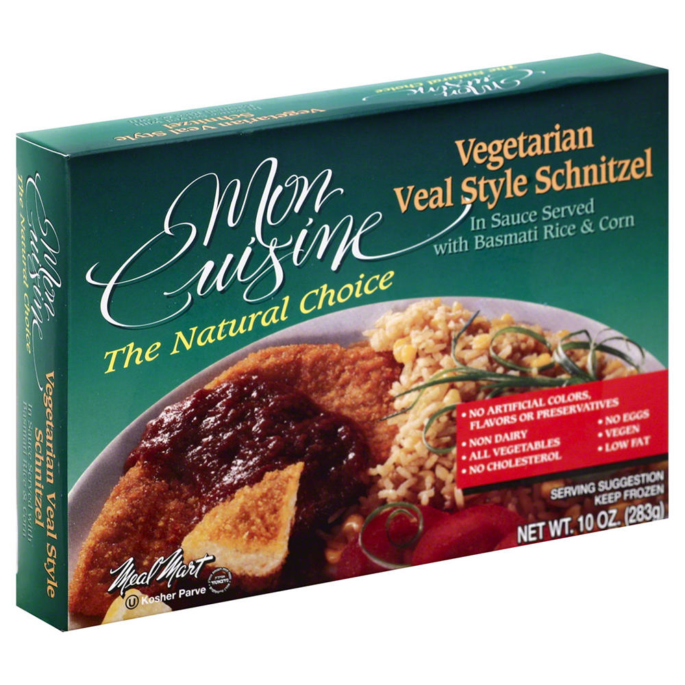 Mon Cuisine Vegetarian Veal Style Schnitzel, 10 oz