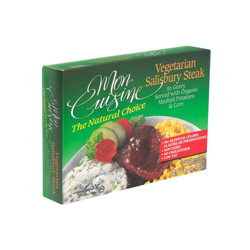 Mon Cuisine Vegetarian Salisbury Steak, 10 oz