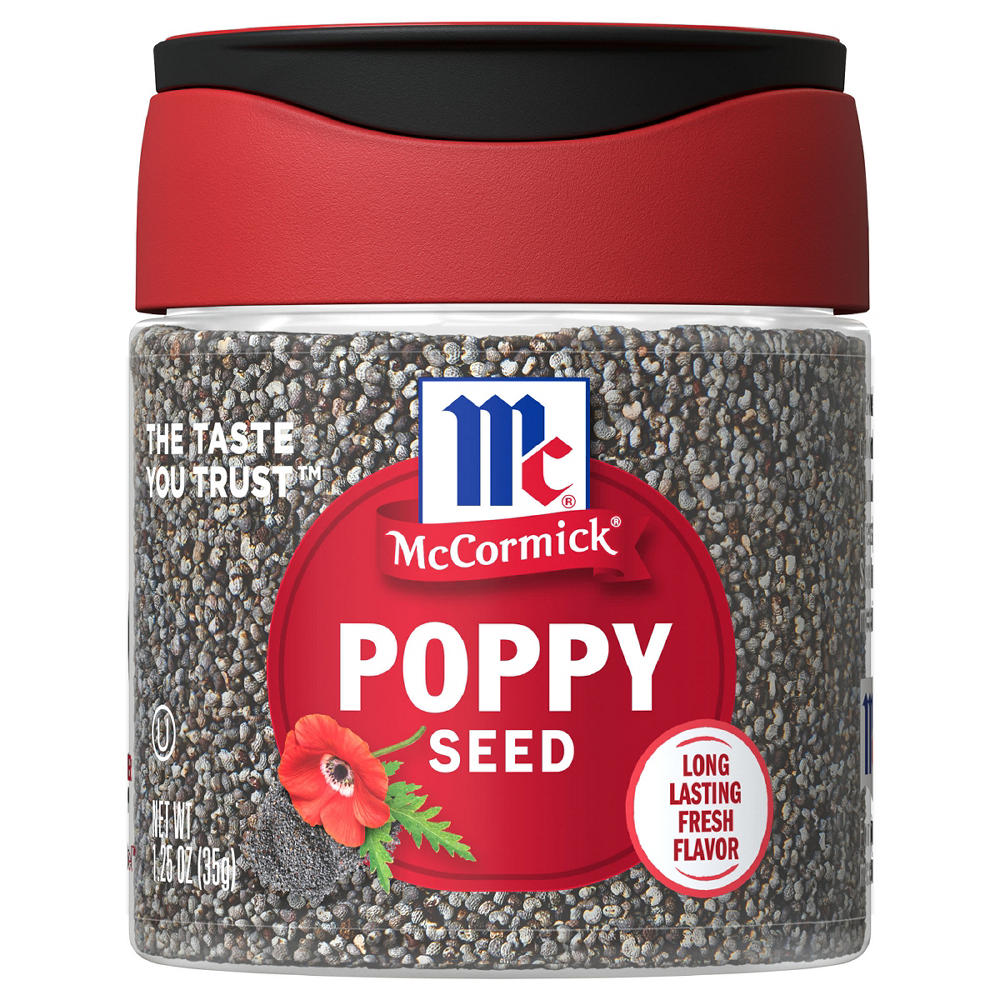 McCormick Poppy Seed, 1.25 oz