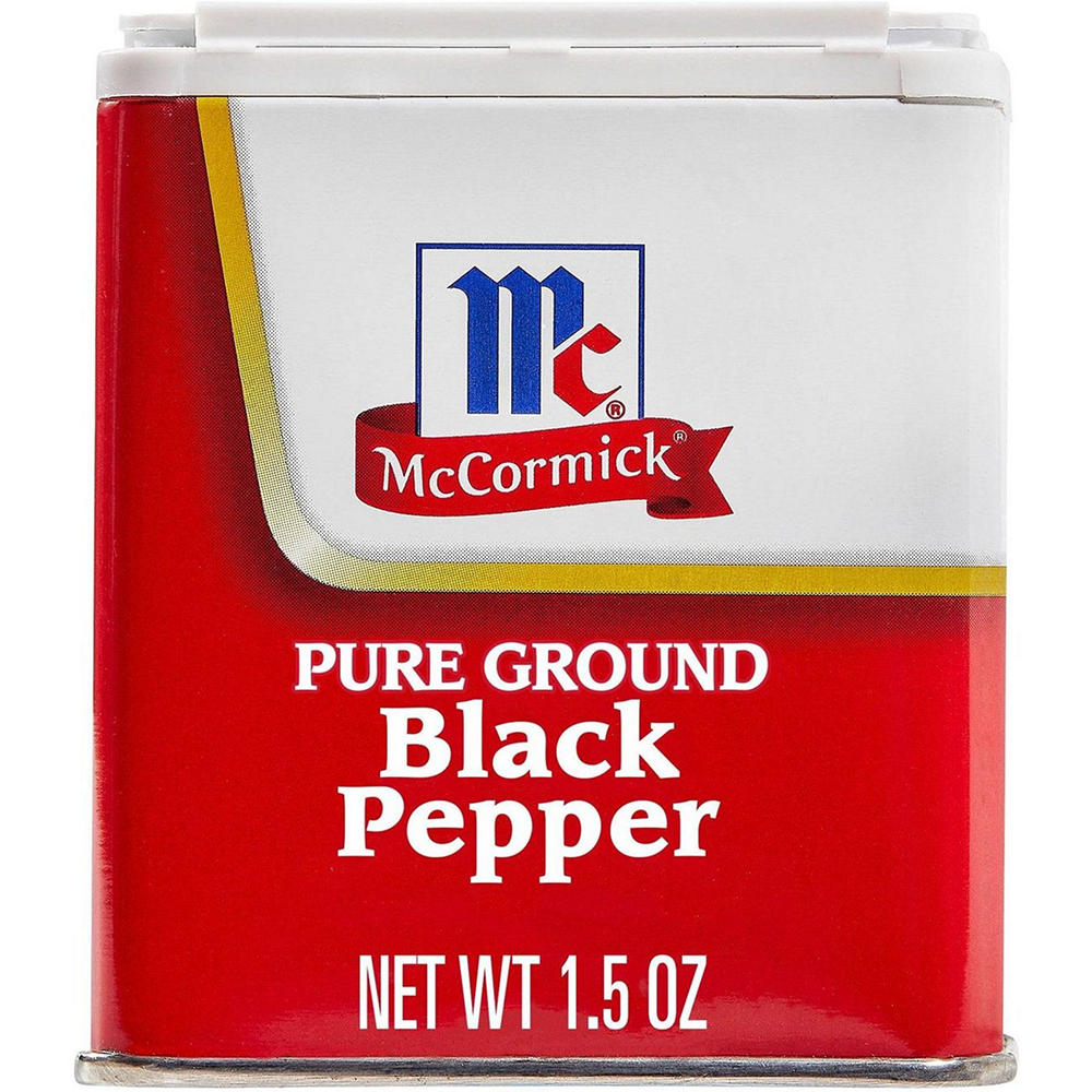 McCormick Pure Ground Black Pepper, 1.5 oz