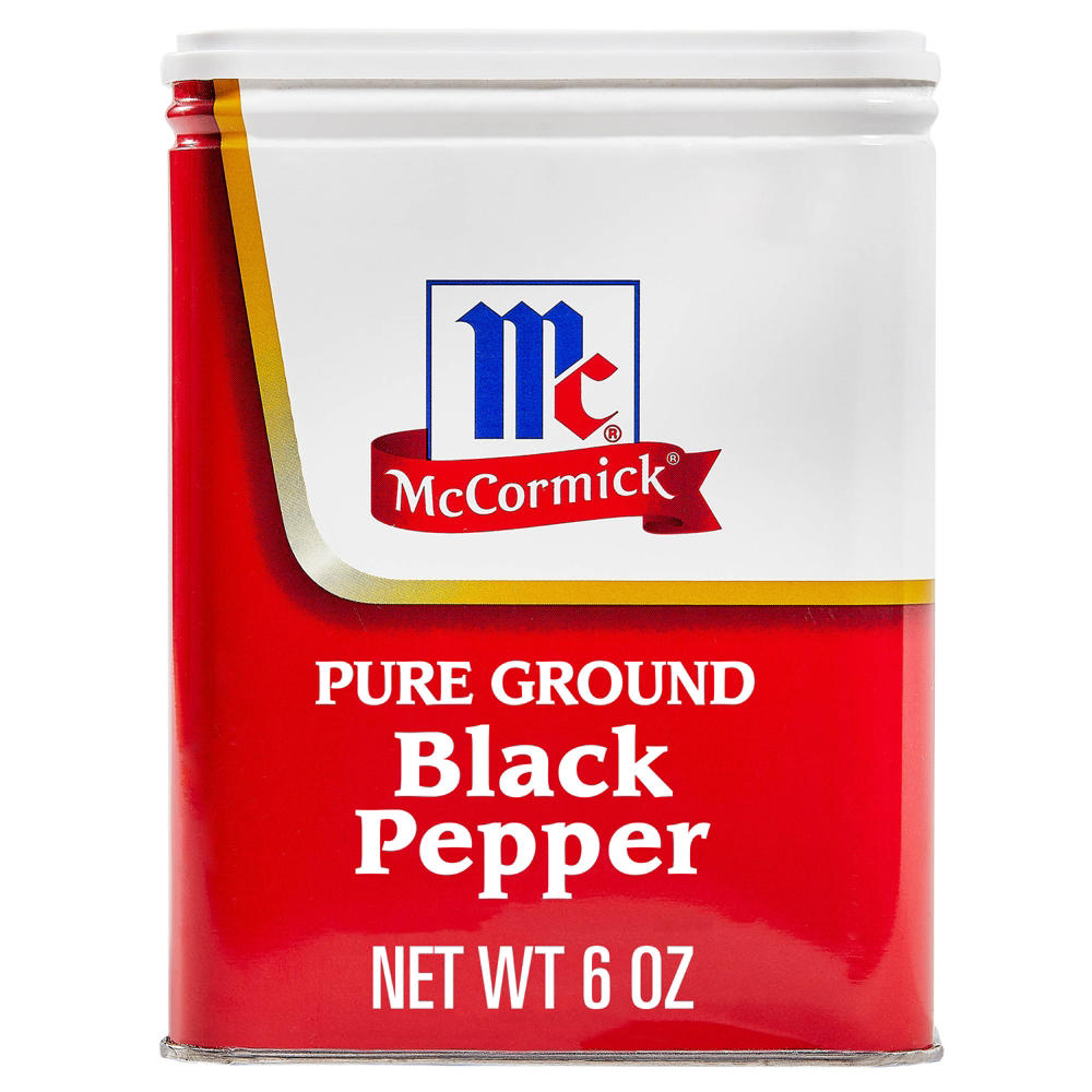 McCormick Pure Ground Black Pepper, 6 oz