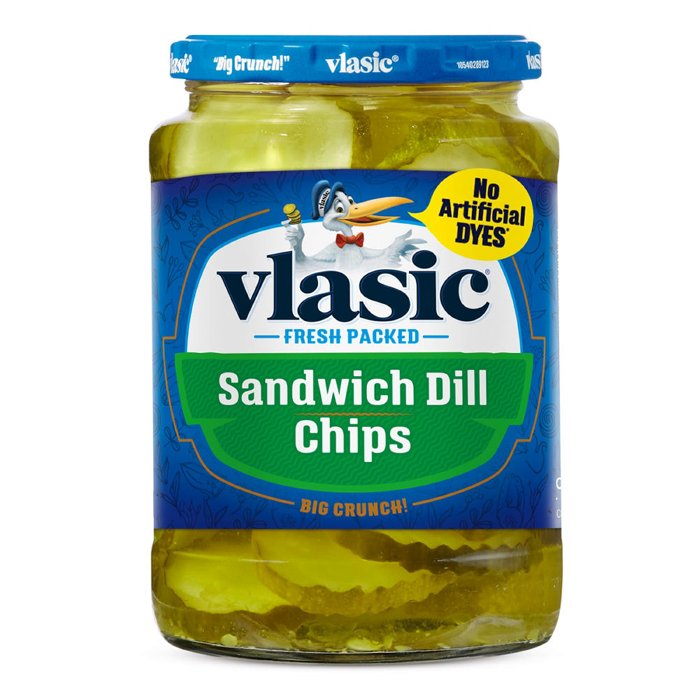 Vlasic Sandwich Dill Chips, 24 oz