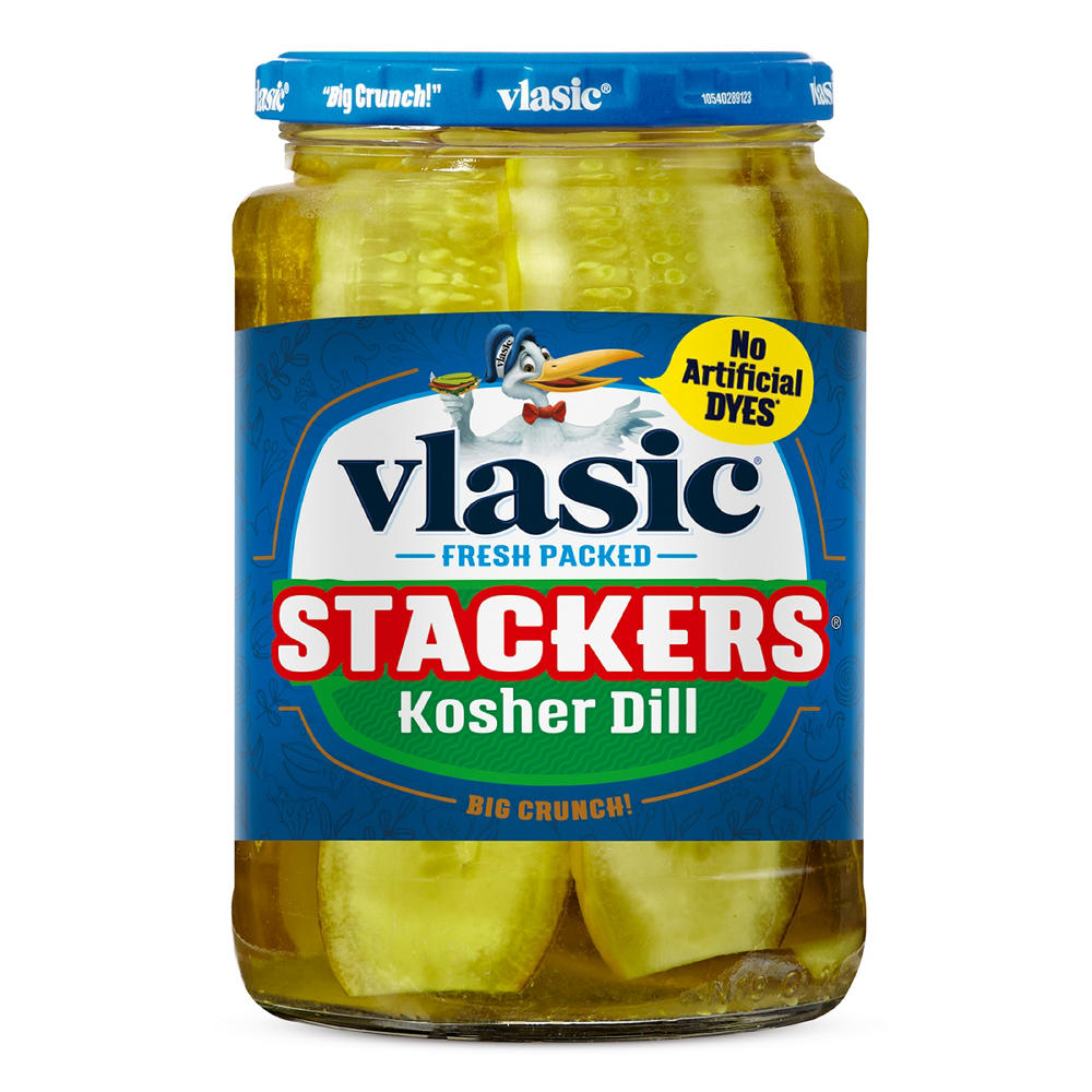 Vlasic Kosher Dill Stackers, 24 oz