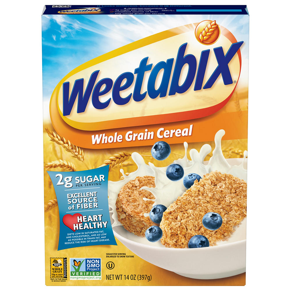 Weetabix Whole Grain Cereal, 14 oz