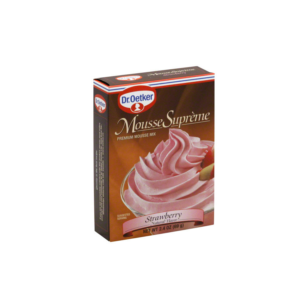 Dr. Oetker Strawberry Mousse Mix, 2.4 oz