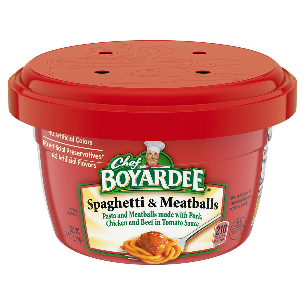 Chef Boyardee Spaghetti & Meatballs in Tomato Sauce, 7.5 oz