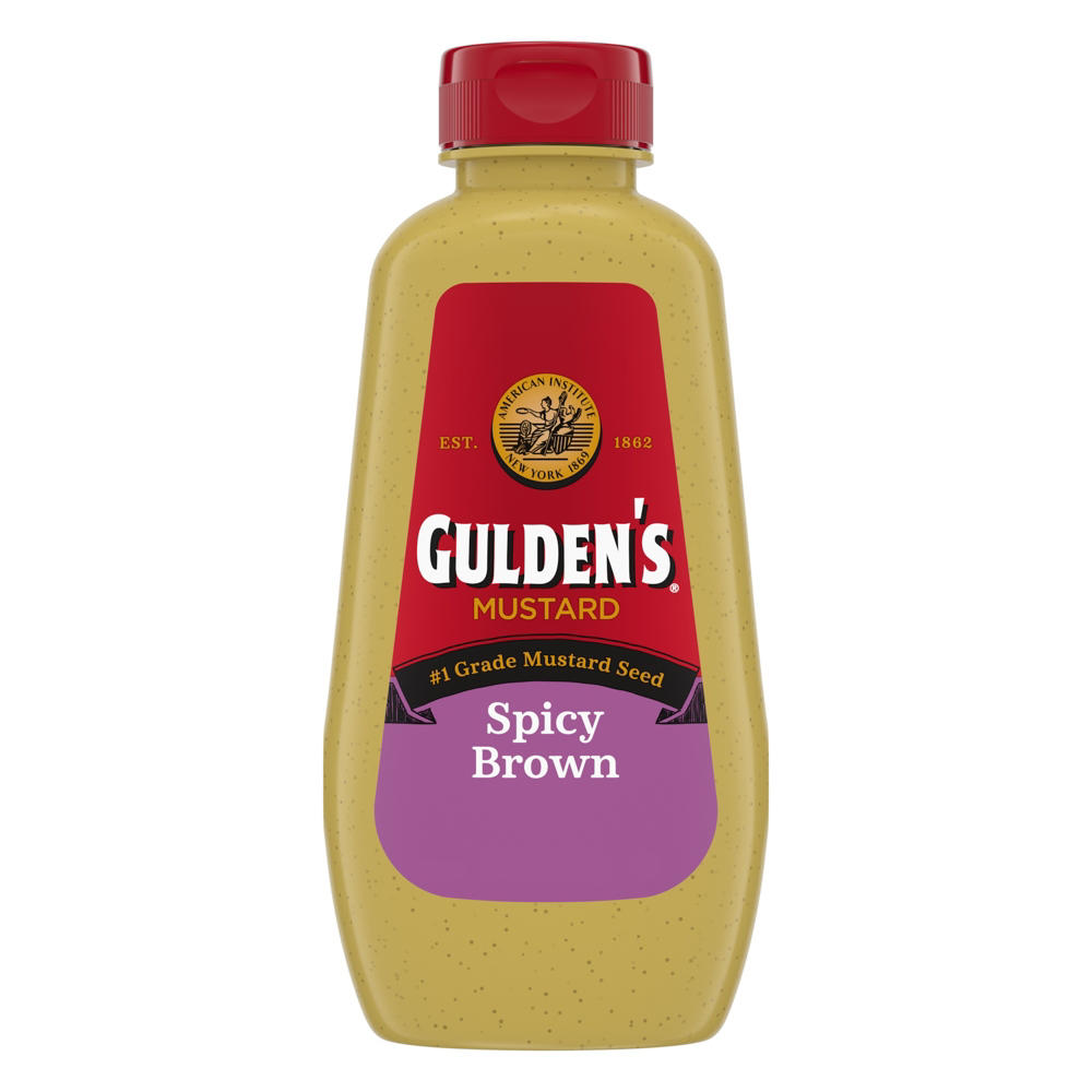 Gulden's Spicy Brown Mustard, 12 oz