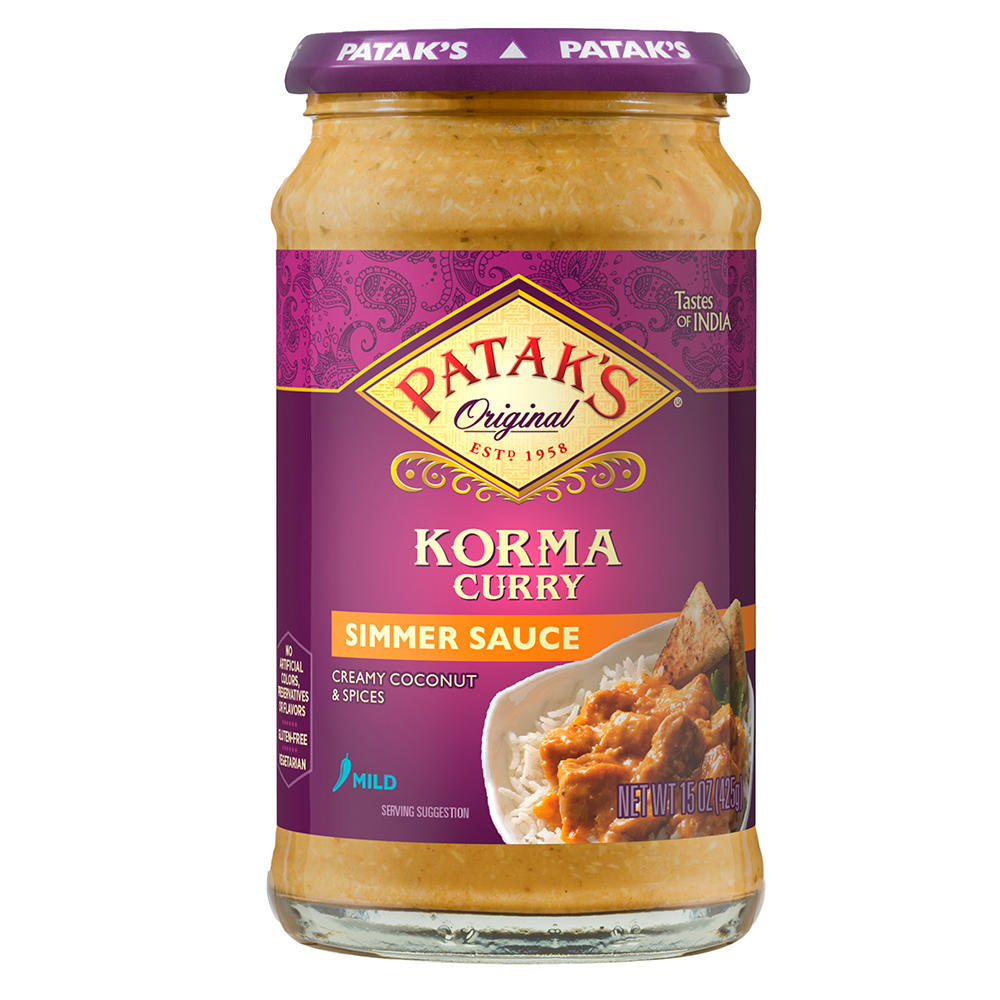 Patak's Korma Curry Simmer Sauce - Mild, 15 oz