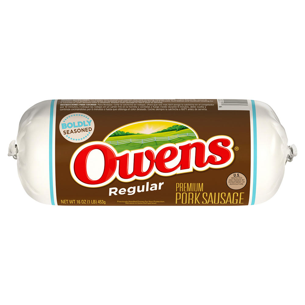 Owens Premium Pork Breakfast Sausage - Regular, 16 oz