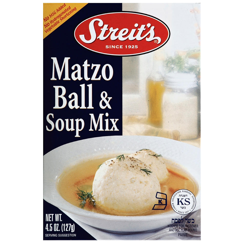 Streit's Kosher Matzo Ball and Soup Mix, 4.5 oz