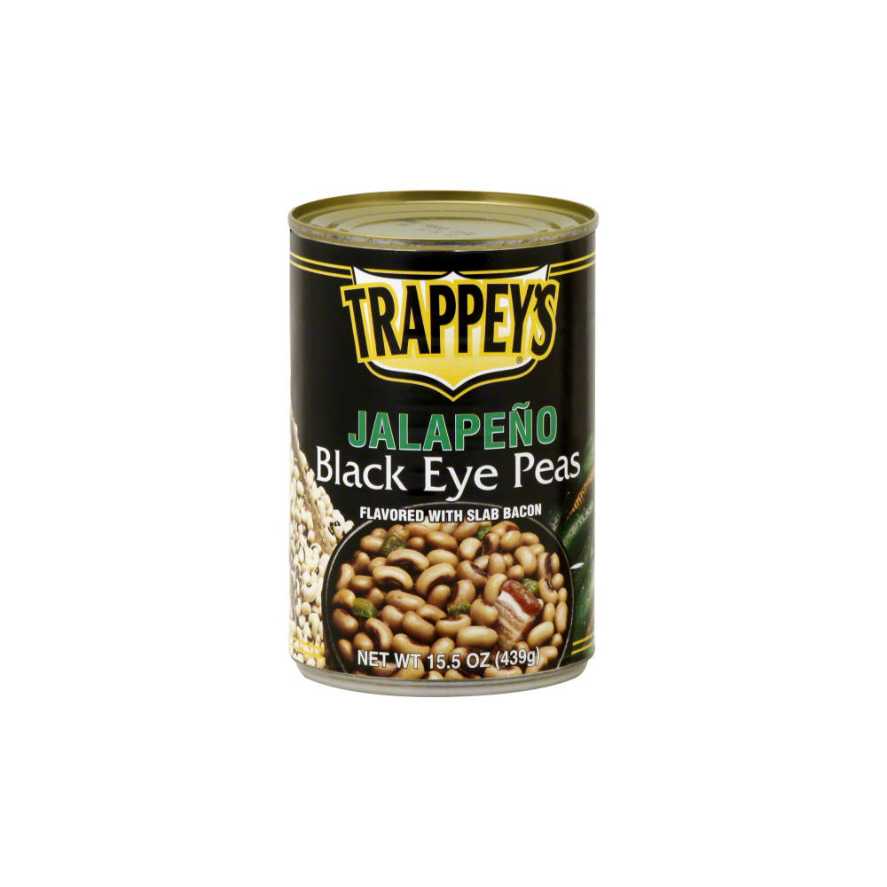 Trappey's Black-Eyed Peas with Slab Bacon - Jalapeño, 15.5 oz