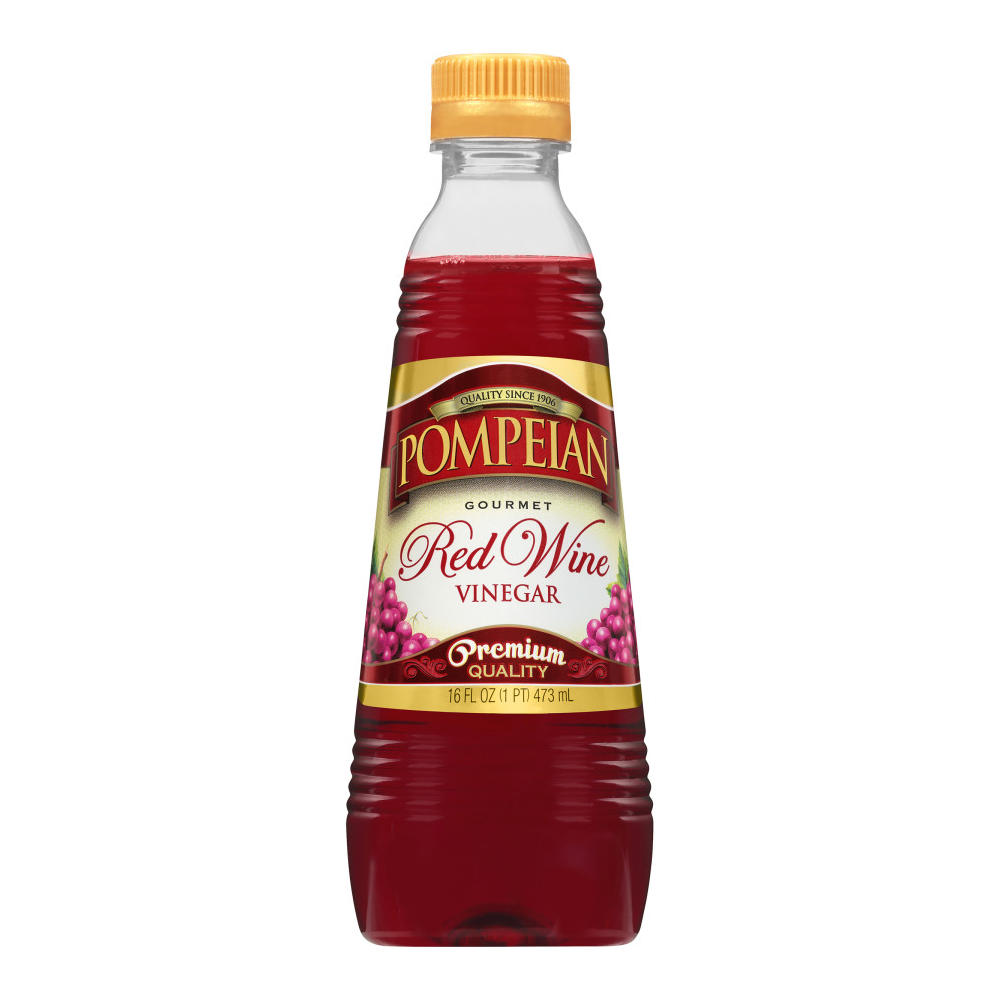 Pompeian Red Wine Vinegar, 16 oz