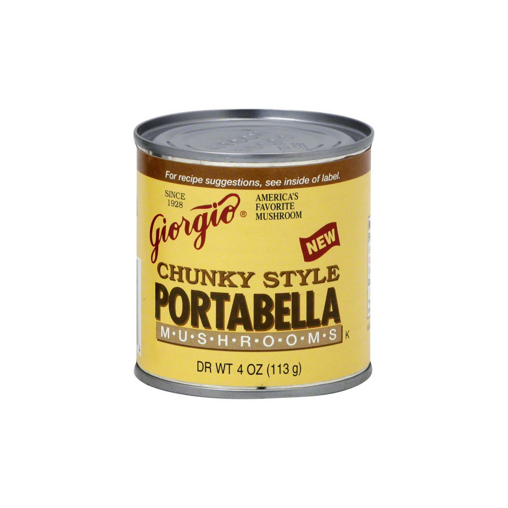 Giorgio Chunky Style Portabella Mushrooms, 4 oz