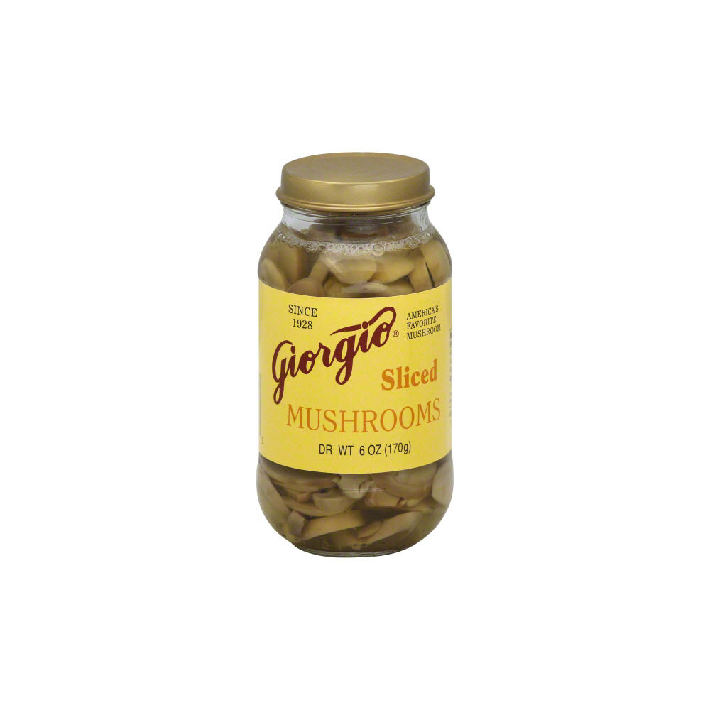 Giorgio Sliced Mushrooms, 6 oz
