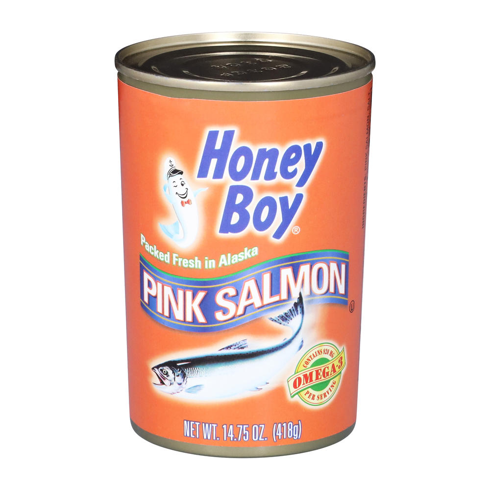 Honey Boy Pink Salmon, 14.75 oz