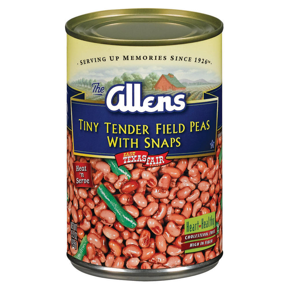 Allens Tiny Tender Field Peas with Snaps, 15.5 oz