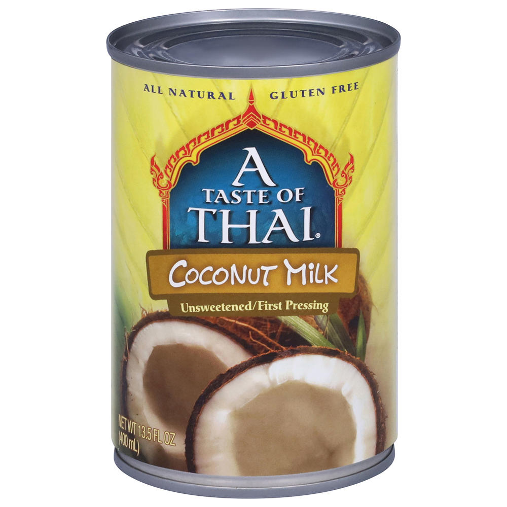 A Taste of Thai Unsweetened Coconut Milk, 13.5 oz