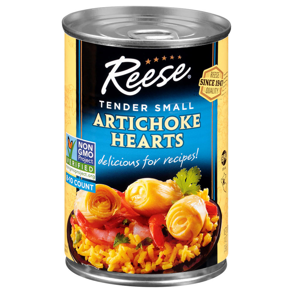 Reese Artichoke Hearts, 8-10 Small Size, 14 oz