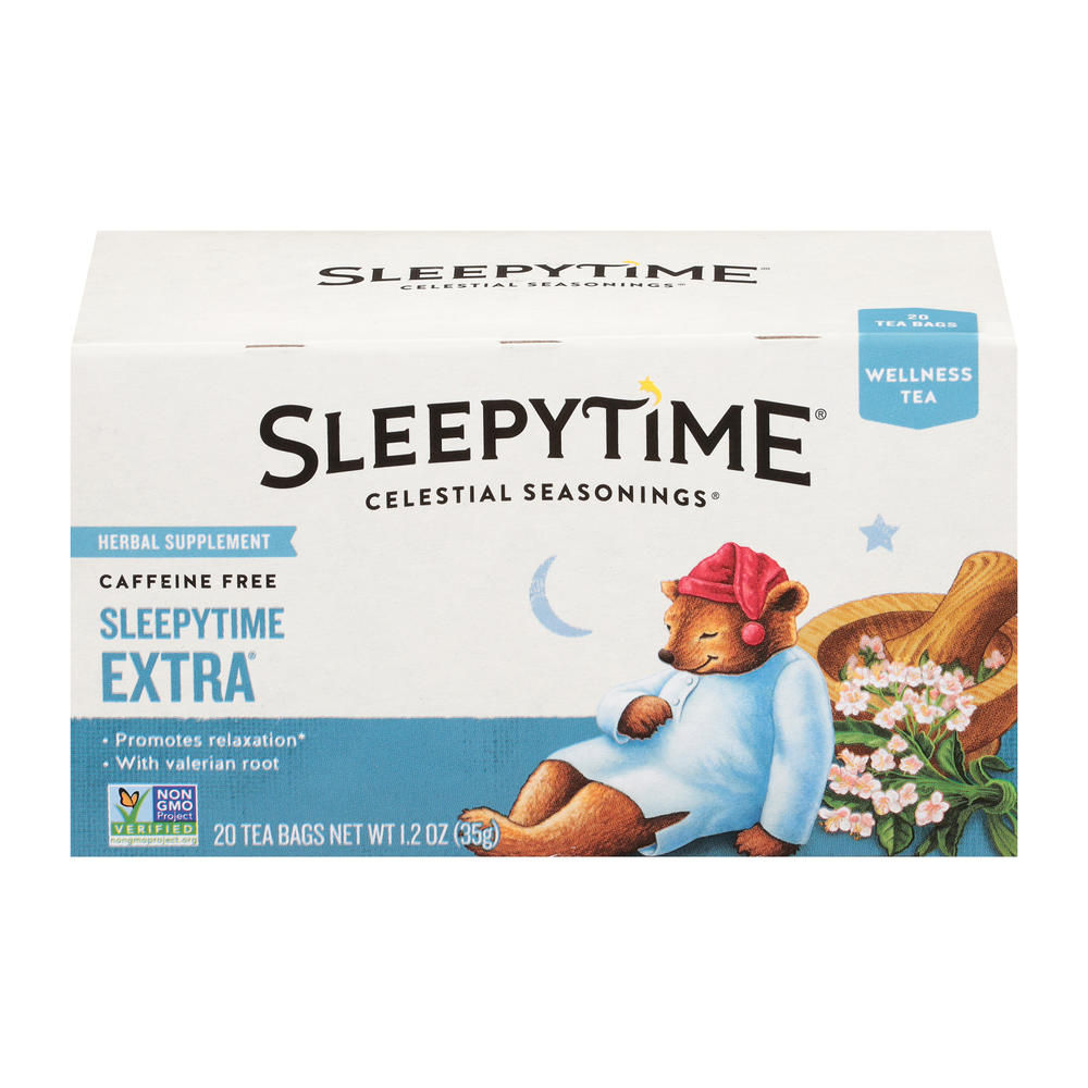 Celestial Seasonings Wellness Tea Sleepytime Extra Tea Bags, 20 ct
