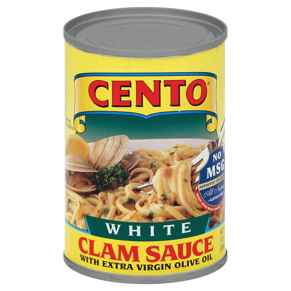 Cento White Clam Sauce with Extra Virgin Olive Oil, 10.5 oz