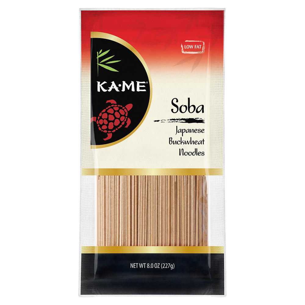Ka-Me Soba Japanese Buckwheat Noodles, 8 oz