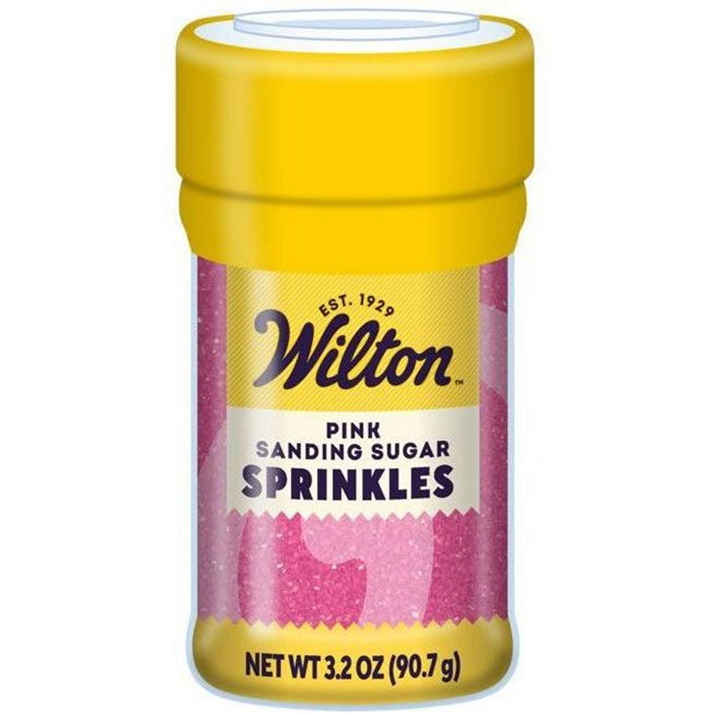 Wilton Sanding Sugar Sprinkles - Pink, 3.25 oz