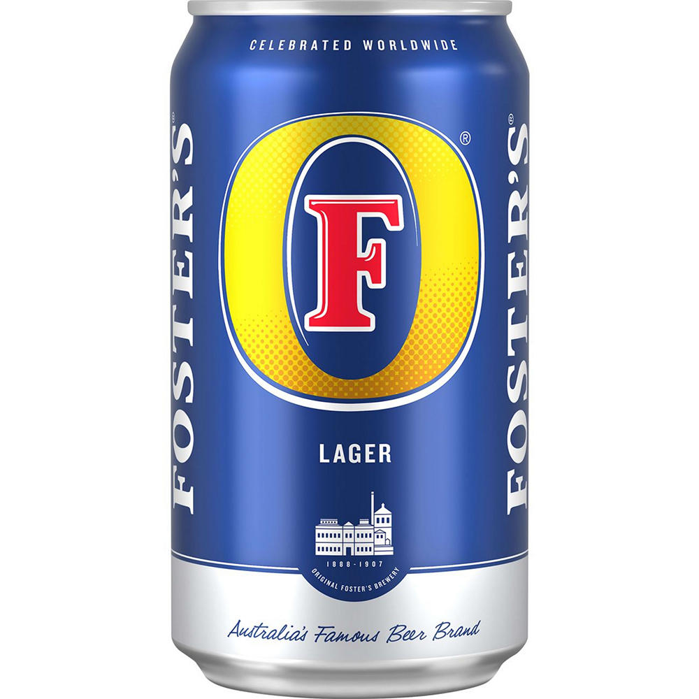 Foster's Lager Beer Can, 25.4 oz