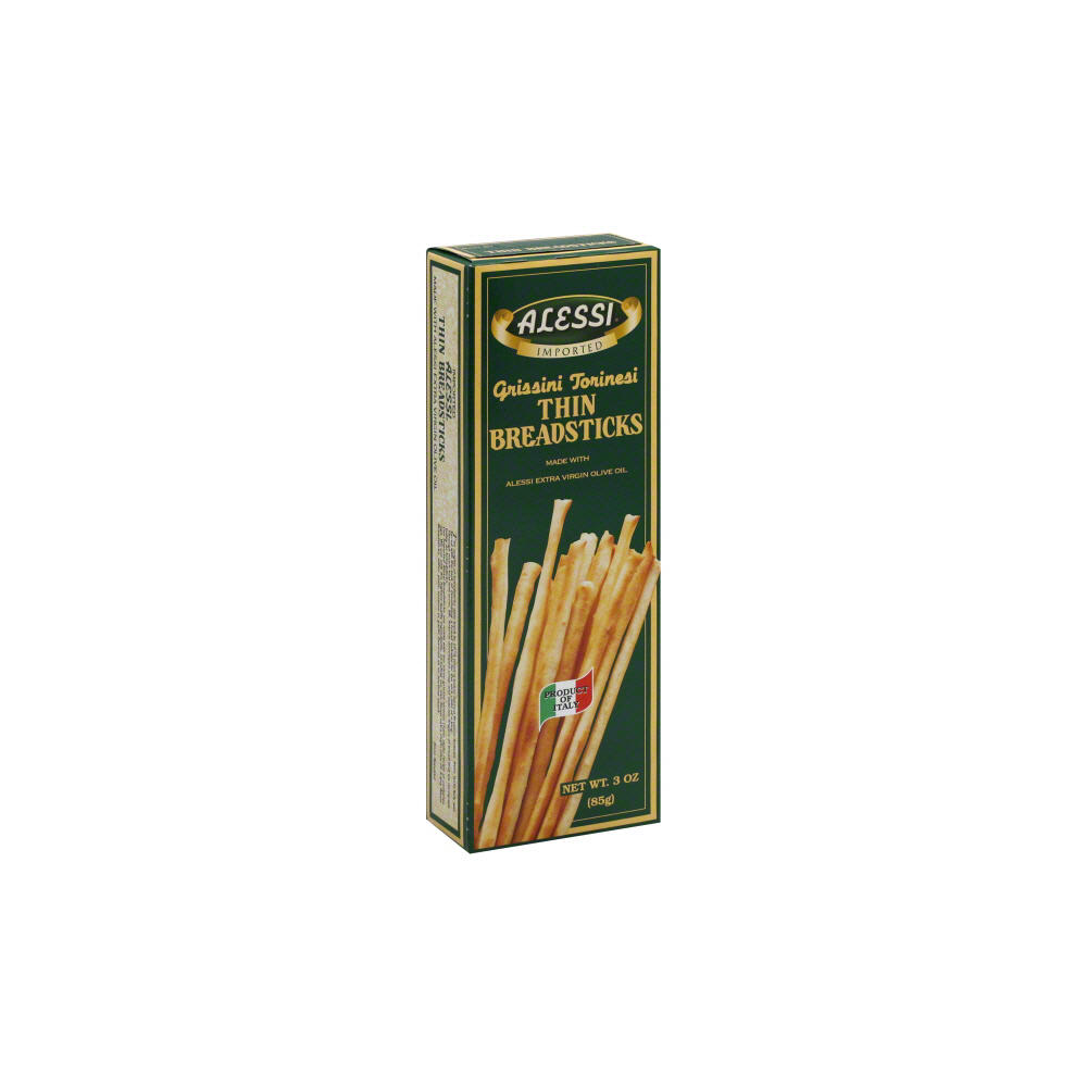 Alessi Thin Grissini Torinesi Breadsticks, 3 oz