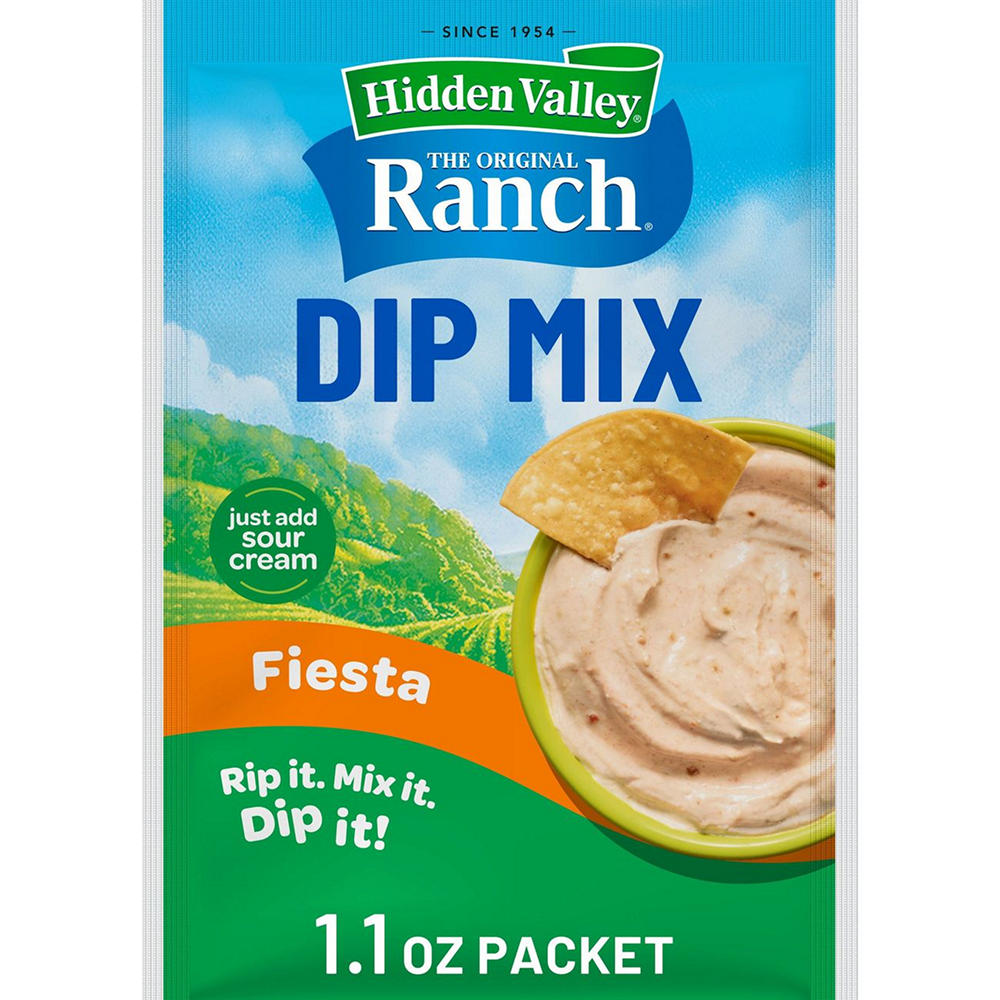 Hidden Valley Fiesta Ranch Dips Mix Packet, 1.1 oz