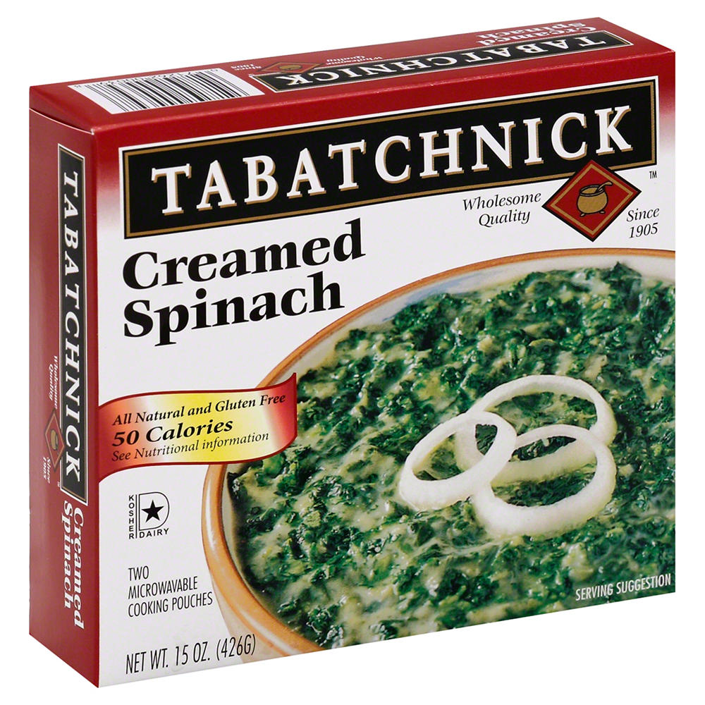 Tabatchnick Creamed Spinach, 15 oz