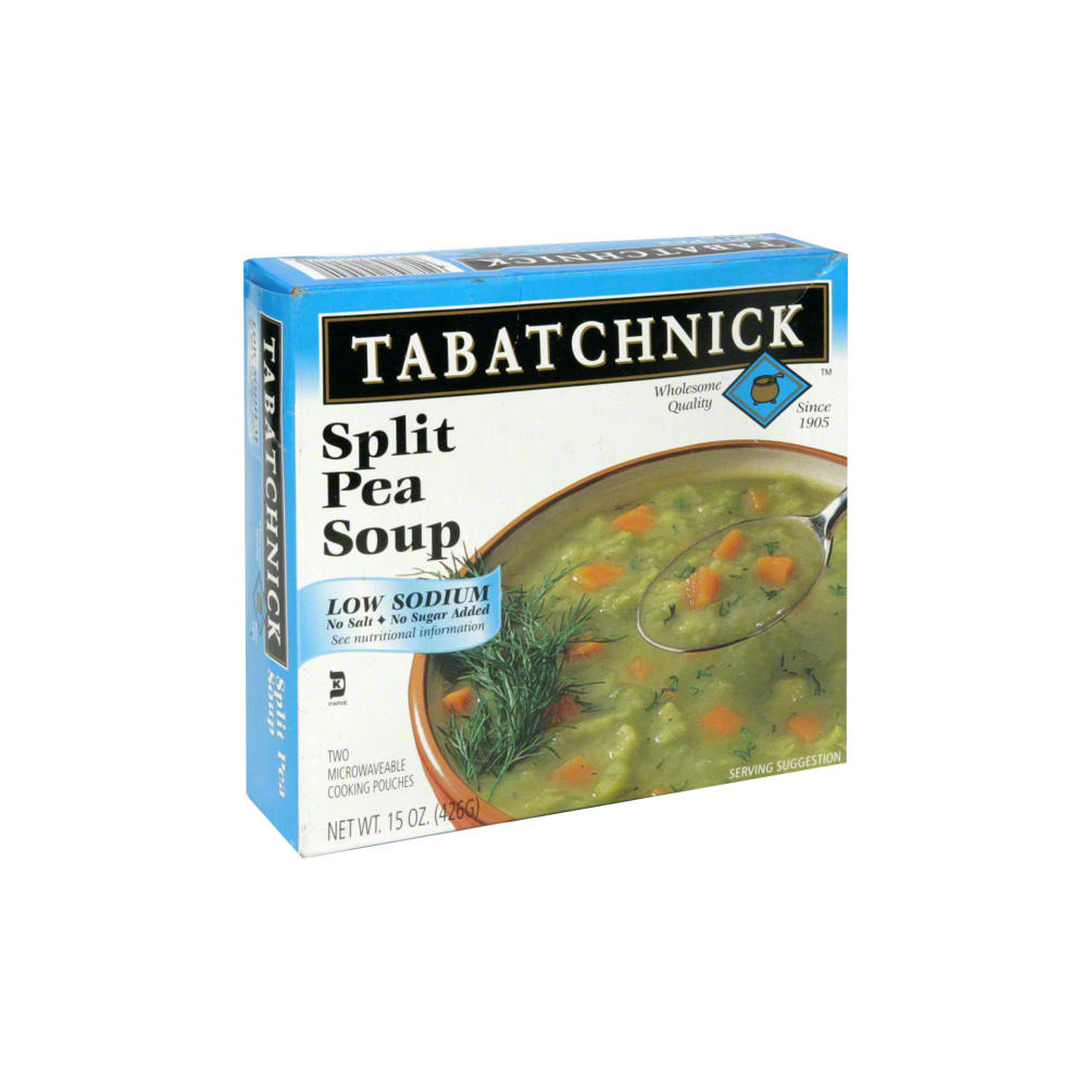Tabatchnick Kosher Low Sodium Split Pea Soup, 15 oz
