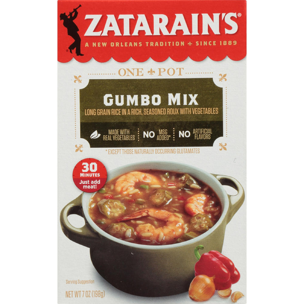 Zatarain's Gumbo Mix with Rice, 7 oz