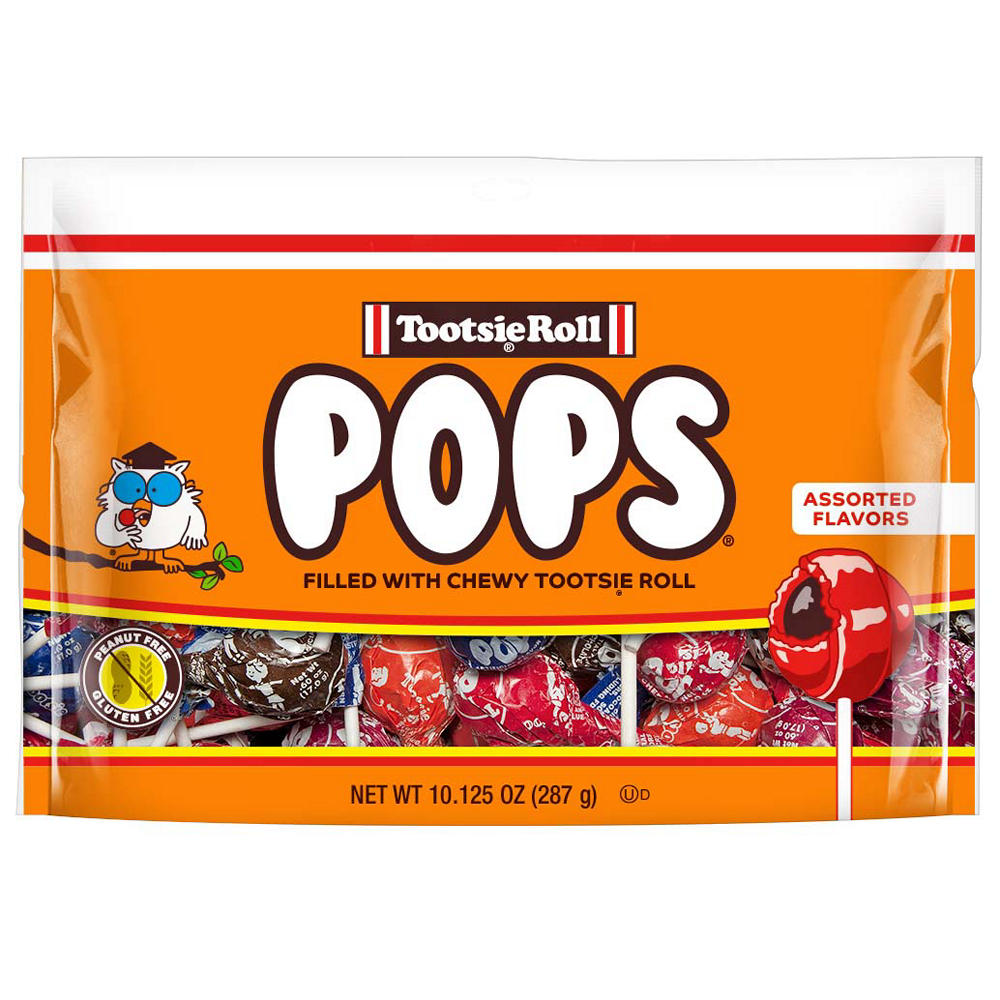 Tootsie Roll Pops Assorted Lollipops, 10.125 oz