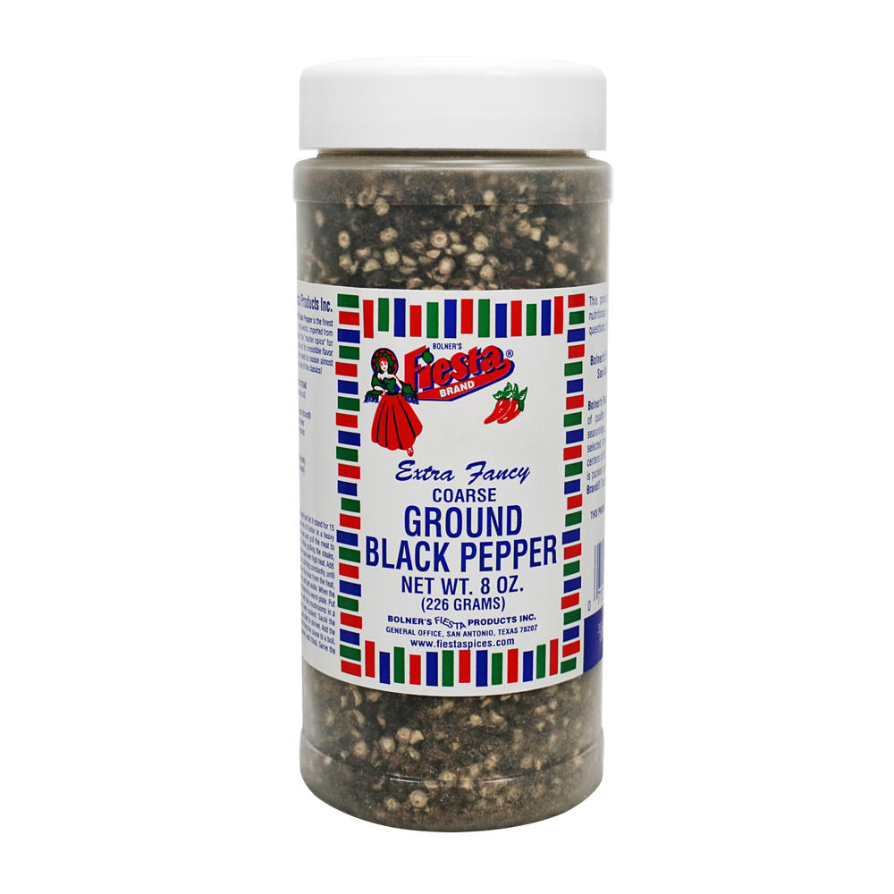 Bolner's Fiesta Coarse Ground Black Pepper, 8 oz