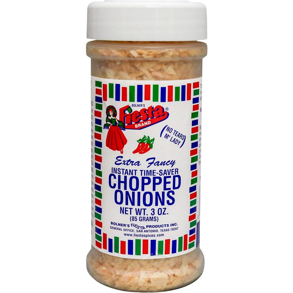 Bolner's Fiesta Chopped Onions, 3 oz