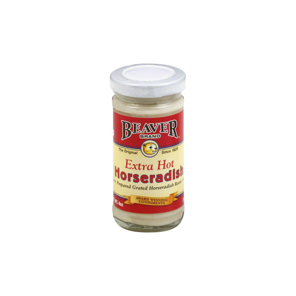 Beaver Brand Extra Hot Horseradish, 4 oz