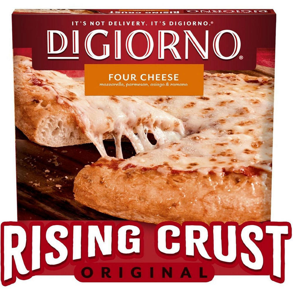 DiGiorno Rising Crust Four Cheese Frozen Pizza, 24.6 oz