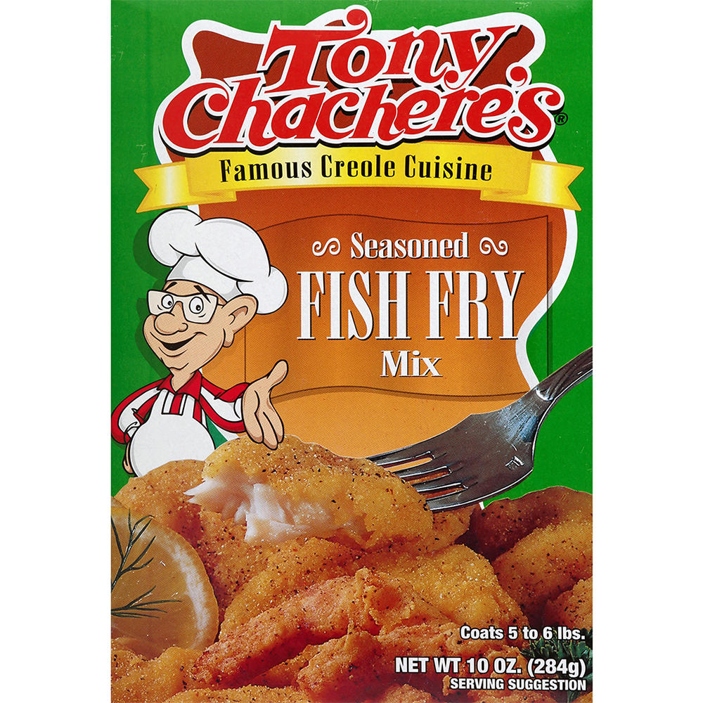 Tony Chachere's Creole Seasoned Fish Fry Mix, 10 oz