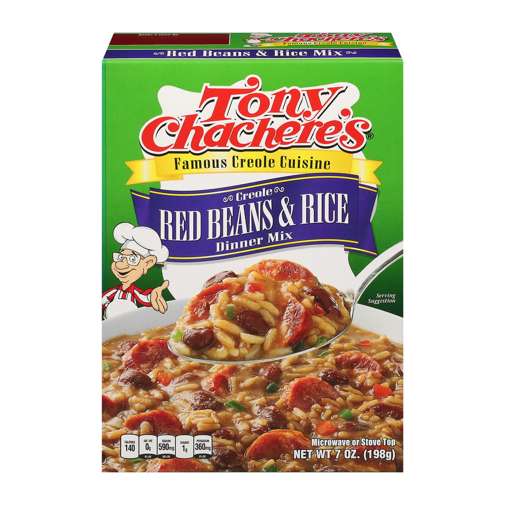 Tony Chachere's Creole Red Beans & Rice Dinner Mix, 7 oz